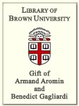 Customized digital bookplate for Armand Aromin and Benedict Gagliardi